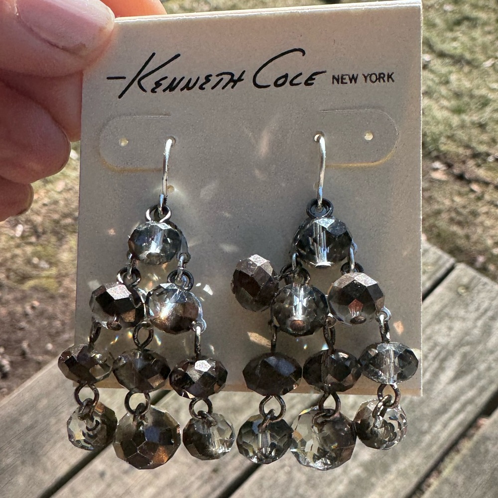 NEW WITH TAGS - Kenneth Cole New York Crystal Drop Earrings
